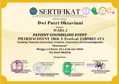 Sertifikat Akreditasi Program Studi D3 Farmasi STTIF Bogor